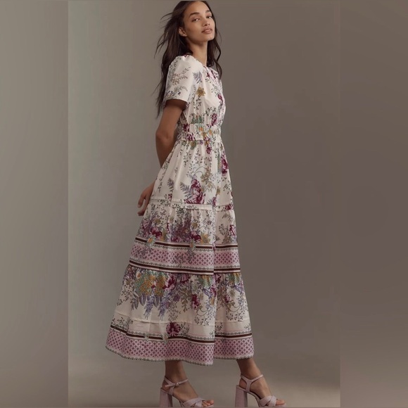 Anthropologie The Somerset Maxi Dress Size Large NEW - Picture 3 of 9